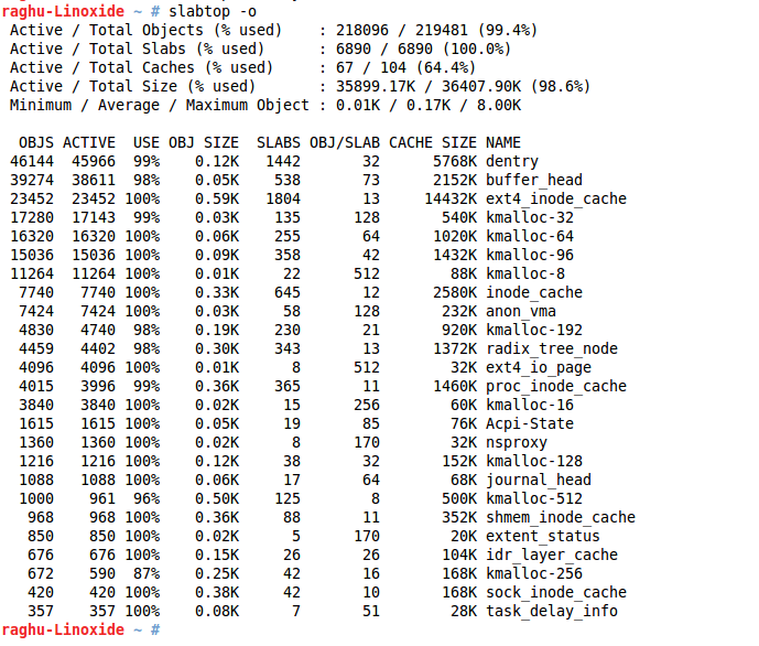 Output once and exit
