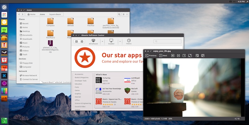 Orchis GTK 主题下的 Square Beam 图标