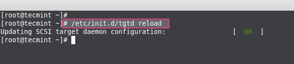Reload Configuration