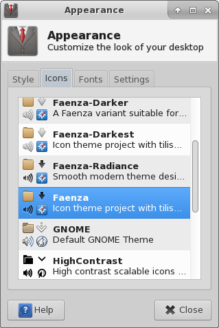 xfce4-appearance-settings-icons