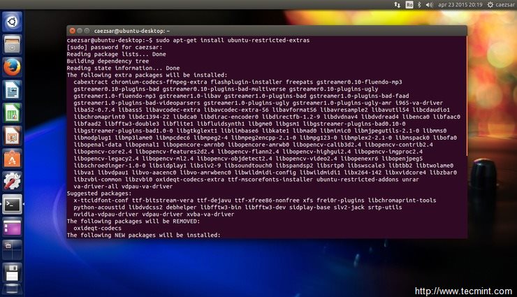 Install Ubuntu Extras