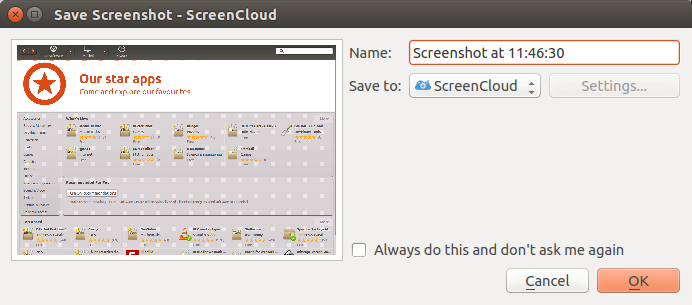 ScreenCloud in action