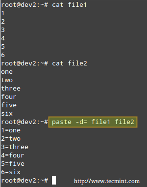 Merge Files in Linux