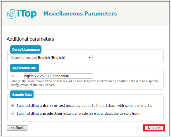 Misc Parameters