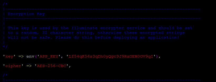 Key encryption