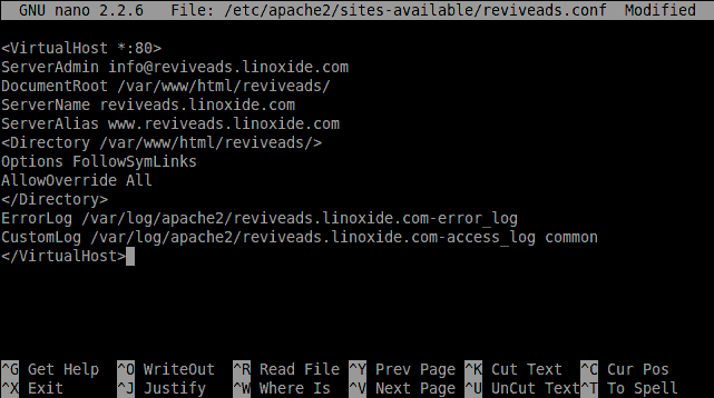 Configuring Apache2 Ubuntu