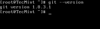 检查 Git 的安装版本