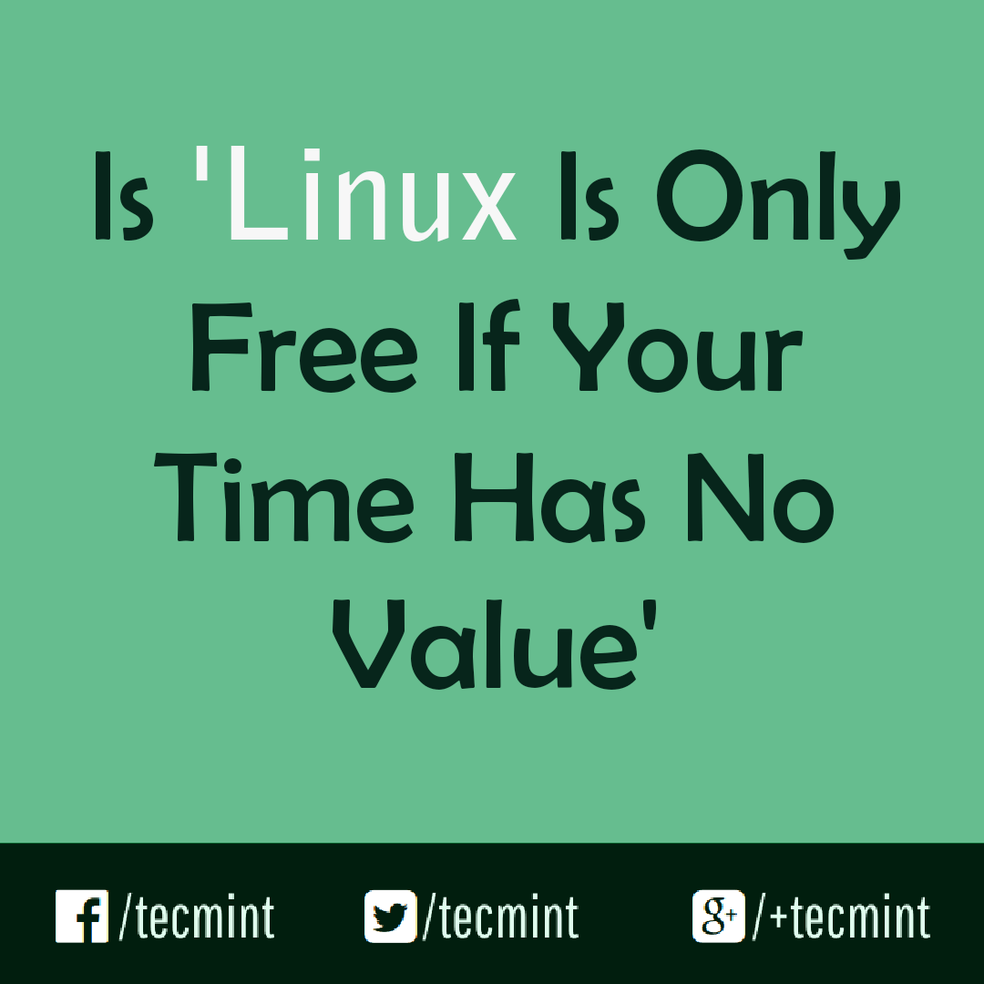 Linux 自由、免费
