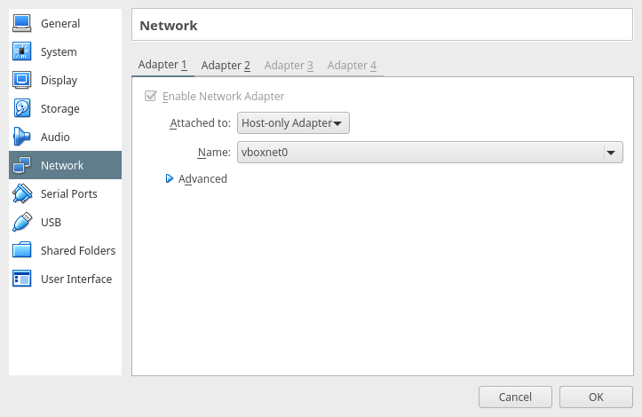 Enable Network Adapter for Guest VM