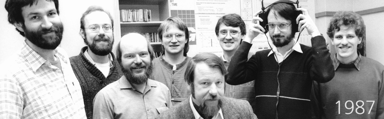 MP3 开发团队，摄于 1987 年