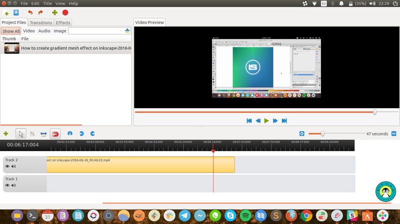 Openshot - ubuntu 上的免费视频编辑器