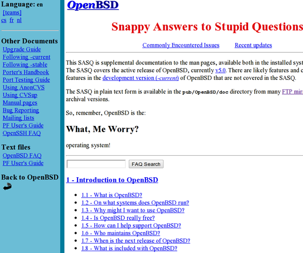 OpenBSD 文档