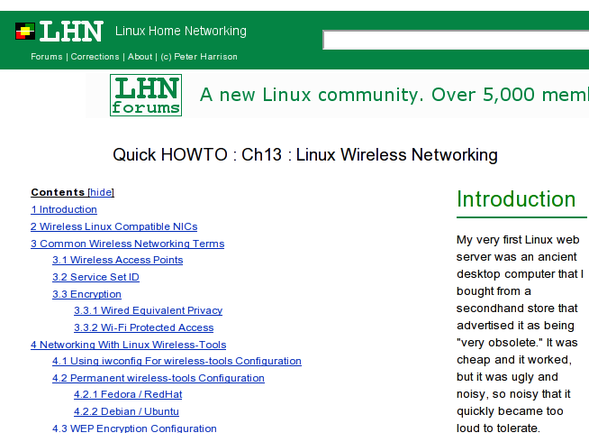 Linux Home Networking