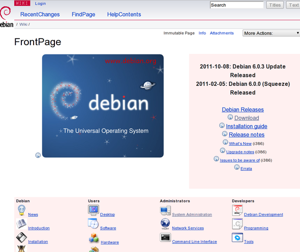Debian Linux 教程和 Wiki