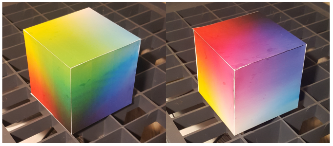 RGB cubes