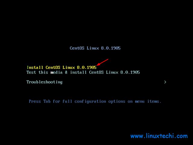 Choose-Install-CentOS8