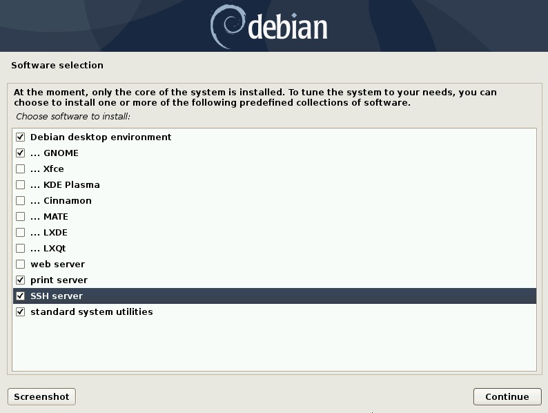 软件选择-debian10