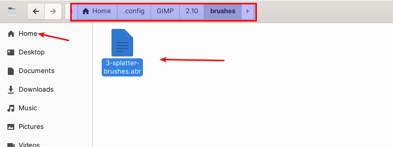 Adding New Brushes in GIMP