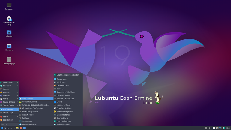 Lubuntu - 1.6GB download