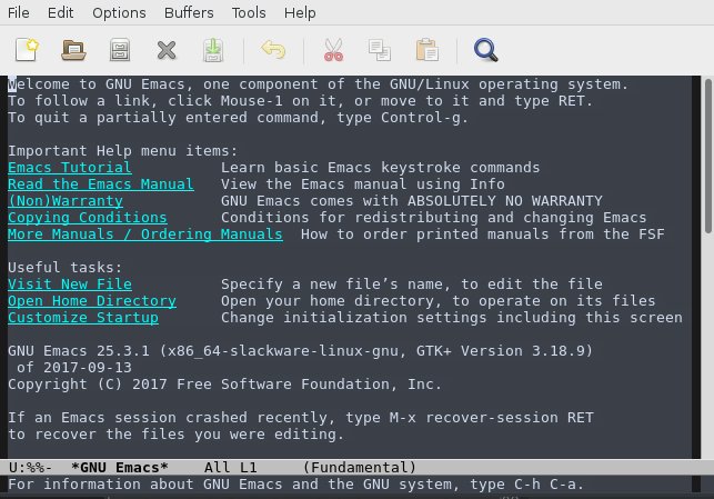 Emacs slackware