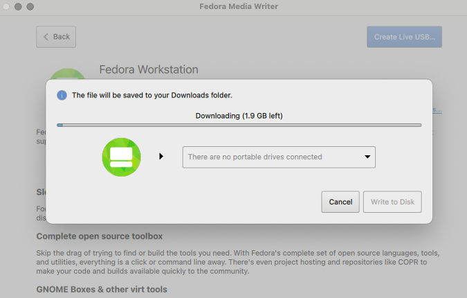 下载 Fedora Workstation
