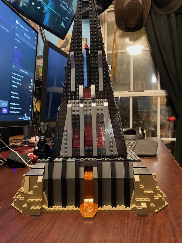 Large Lego set built by the author