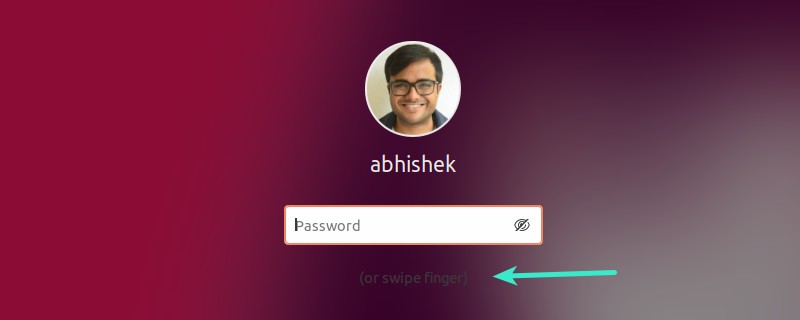 Login With Fingerprint in Ubuntu