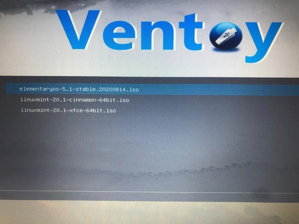 Ventoy中的Linux发行版