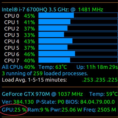 Conky CPU 和 GPU 监控
