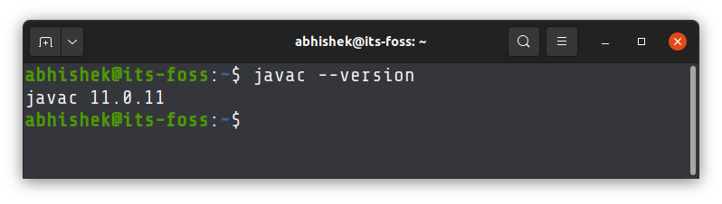 Verify that Java compiler can be used now