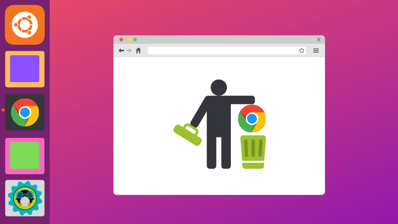 Illustration for removing Google Chrome from Ubuntu
