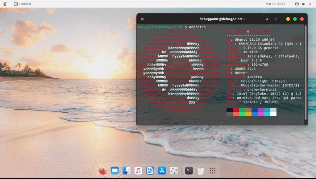 GNOME Customization in Ubuntu with a simple look-2