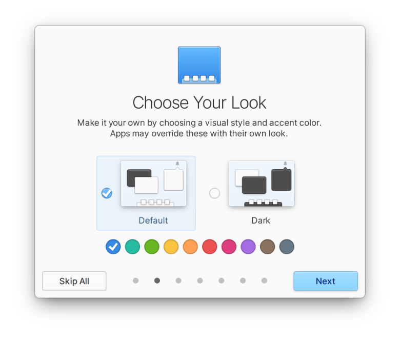 Accent color option in elementary OS 6