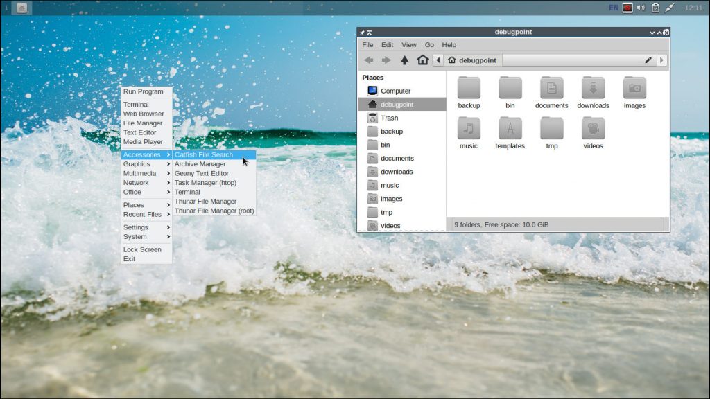 CrunchBang++ Linux Desktop with Openbox