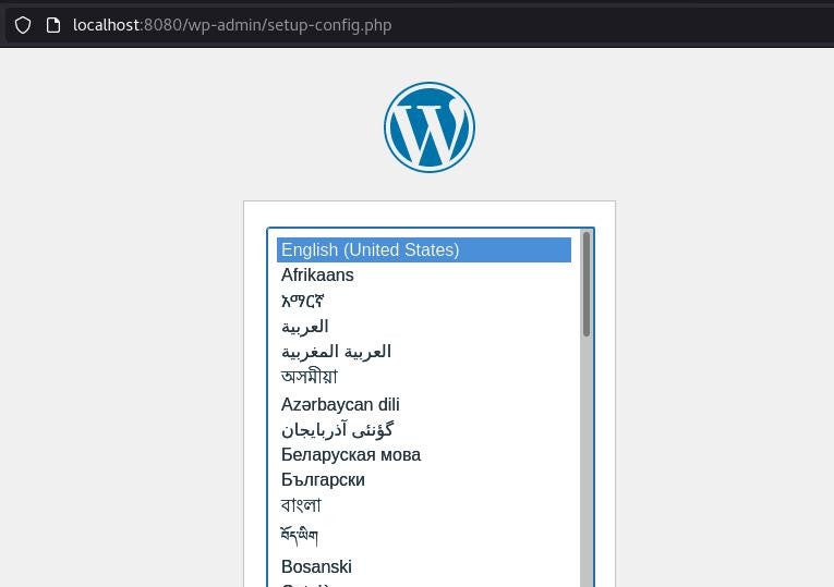 WordPress 容器
