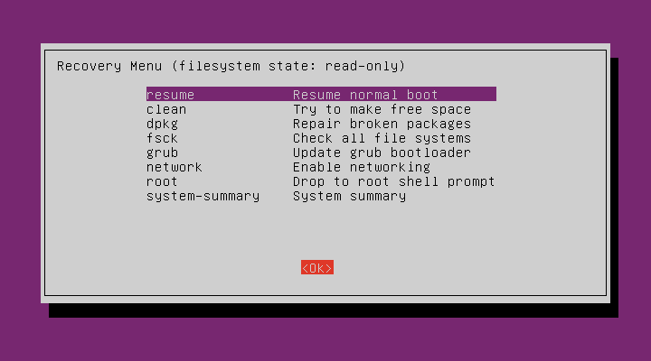 Boot Into Normal Mode In Ubuntu