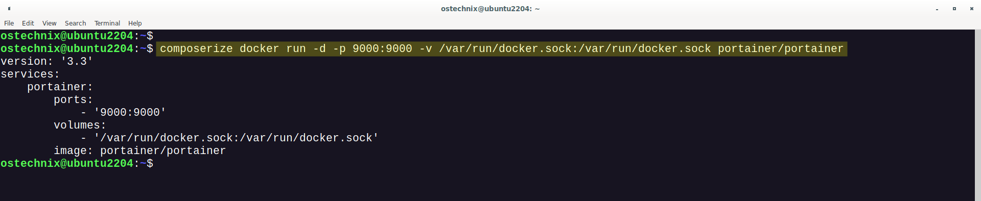 Convert Docker Run Commands Into Docker-Compose Files With Composerize
