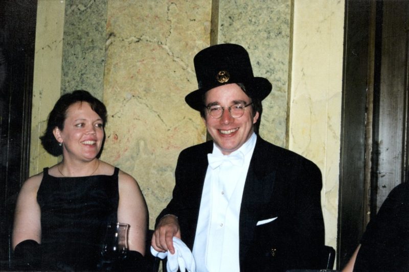 Linus Torvalds 和他的妻子 Tove Monni Torvalds