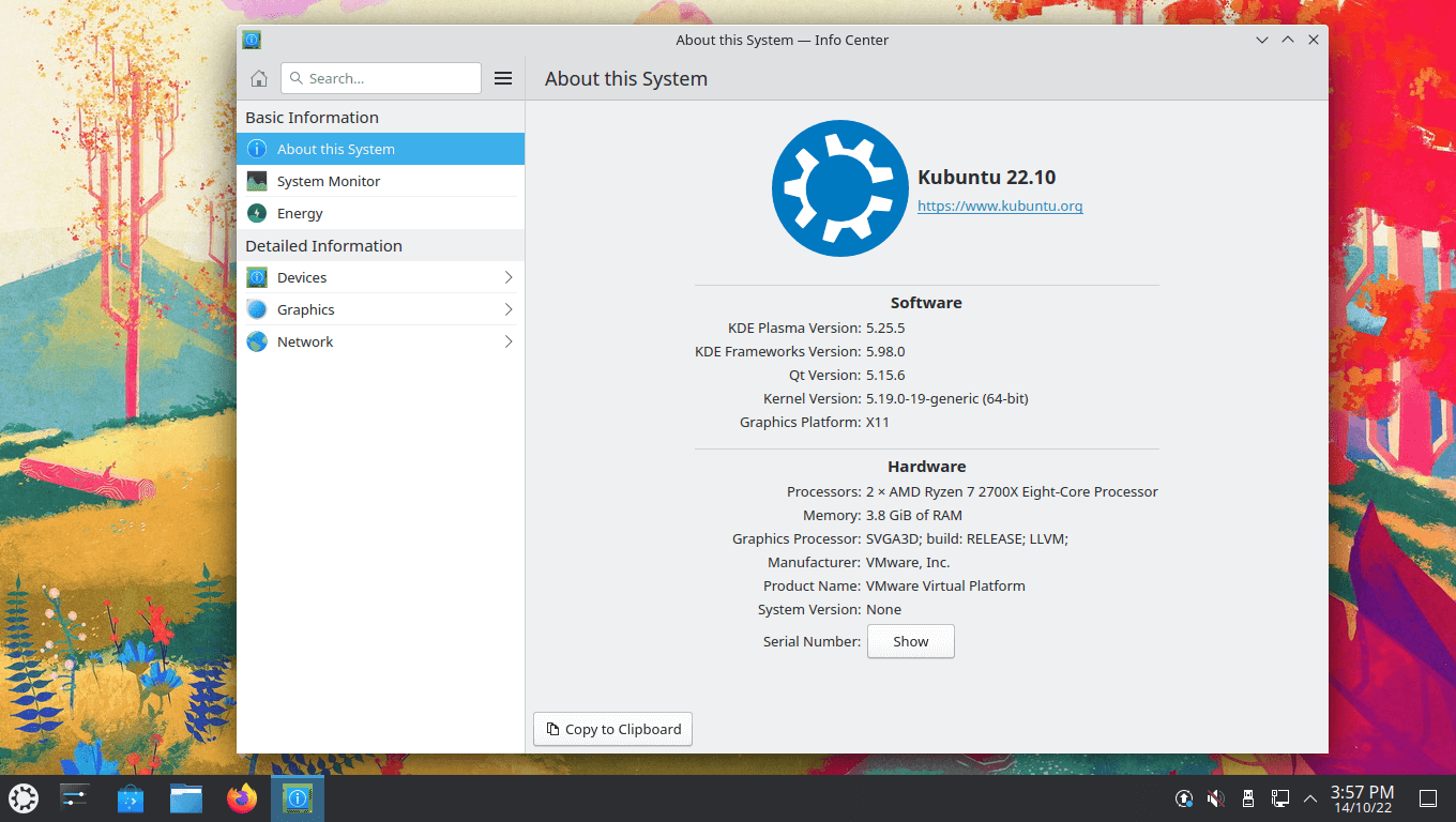 Kubuntu 22.10 KDE 版本