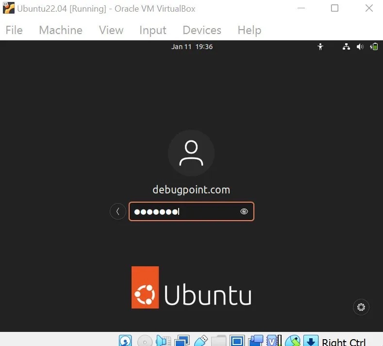 登录 Ubuntu
