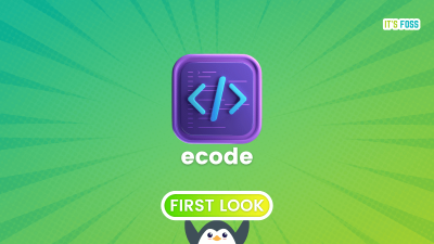 迎接 ecode：一个即将推出的具有全新图形用户界面框架的现代、轻量级代码编辑器