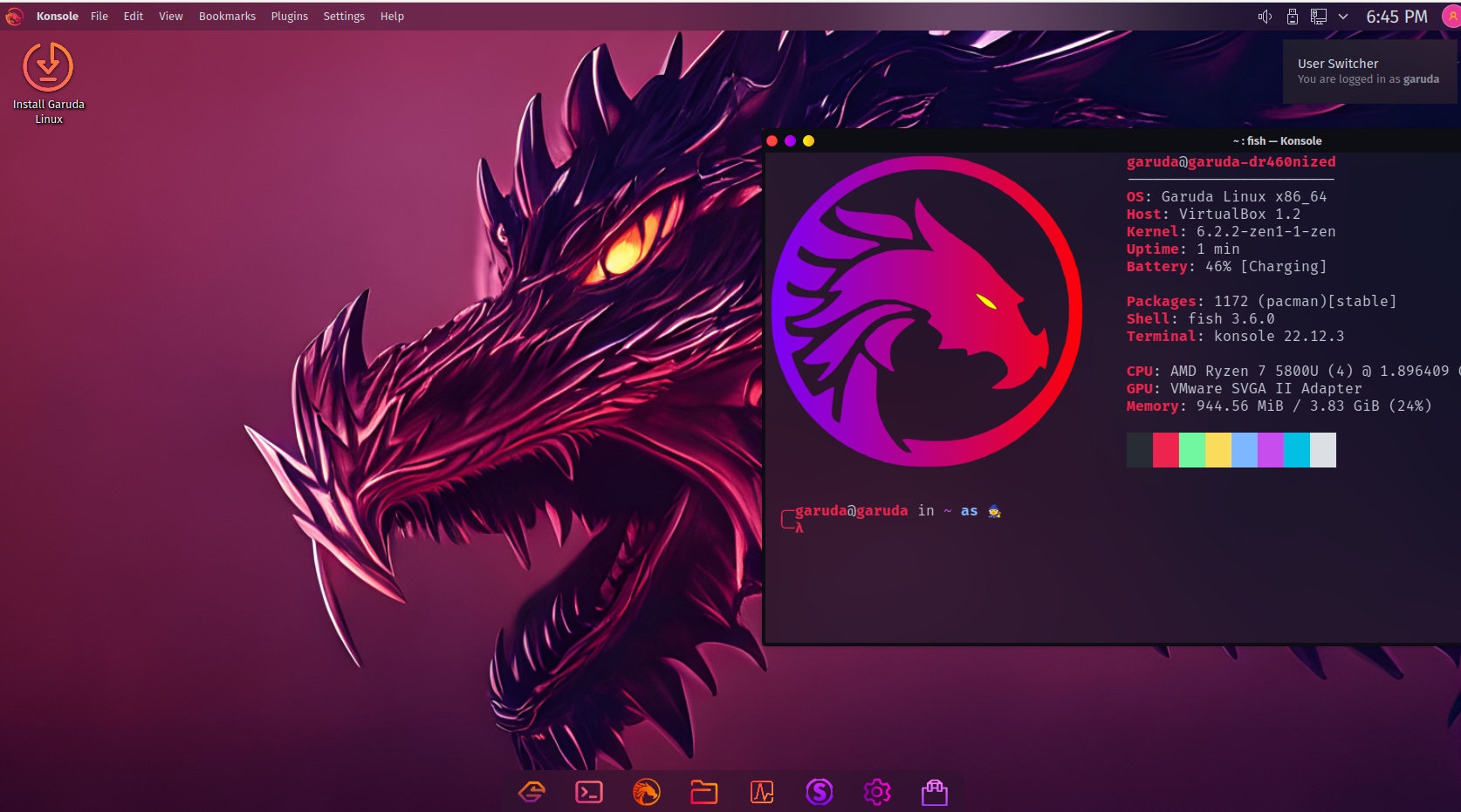 Garuda Linux Raptor 230305