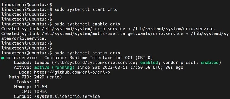 容器与云|如何在 Ubuntu 22.04 上安装 CRI-O 容器运行时