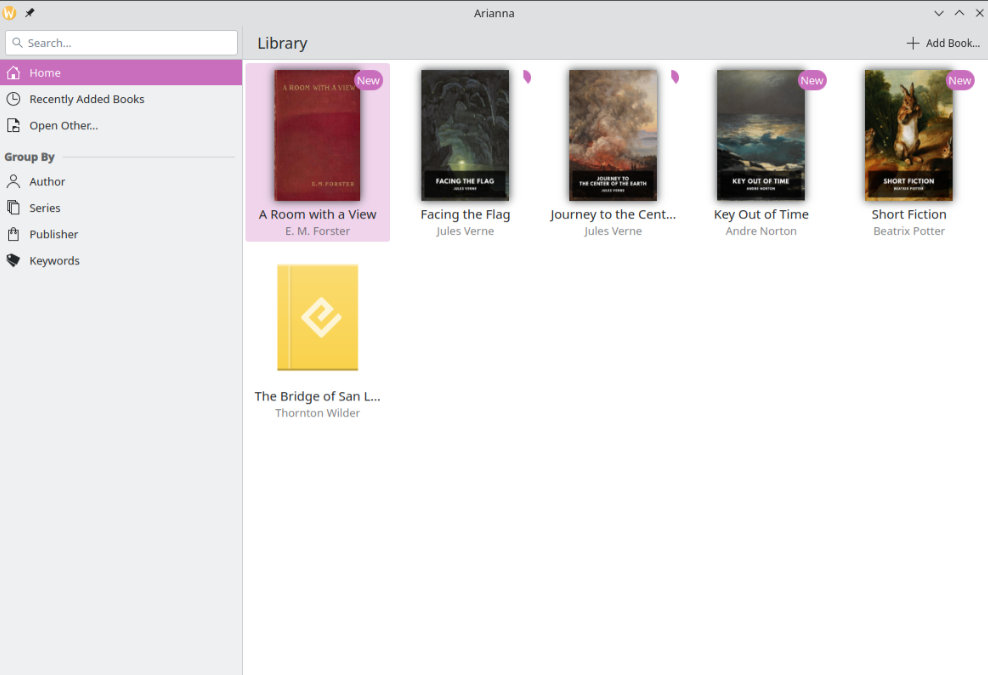 分享 | KDE 团队正在开发新的电子书管理应用：Arianna