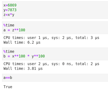 图 4：Python 代码的执行耗时